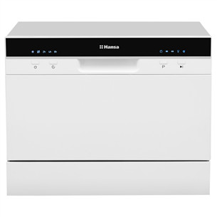 Hansa, mini, 6 komplektų talpa, balta - Indaplovė
