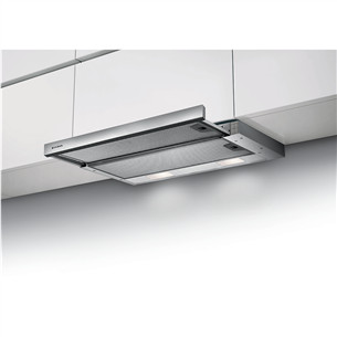 Integruotas gartraukis Faber FLEXA NG HIP AM/X A60, 420 m³/h, pilka Prekė - 315.0635.133