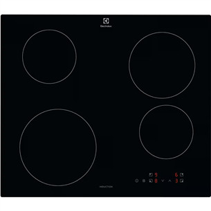 Electrolux 300 Basic, plotis 59 cm, berėmė, juoda - Įmontuojama indukcinė kaitlentė