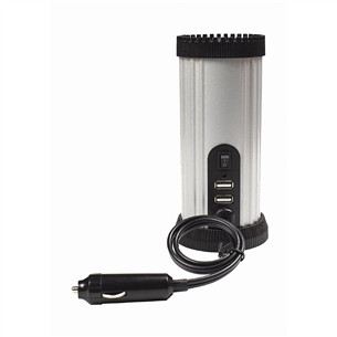 Inverteris Gembird 12V -> 150 W + 2x USB port Prekė - EG-PWC150-01
