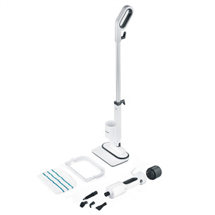 Garų šluota Severin SC 7142, 2-in-1, 1500 W, balta Prekė - SC7142