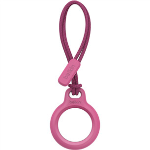 Raktų pakabukas Belkin Secure Holder with Strap for AirTag, pink Prekė - F8W974BTPNK