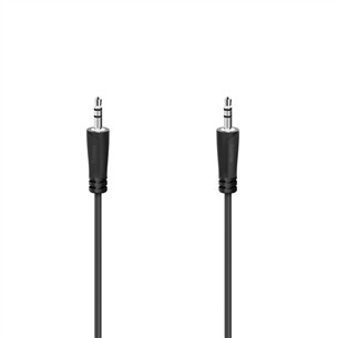 Laidas Hama Audio Cable, 3.5mm - 3.5mm, 3 m, black Prekė - 00205115