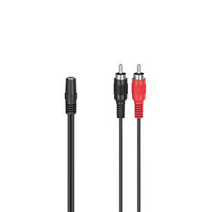 Adapteris Hama  3,5 mm - RCA, black Prekė - 00205186