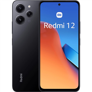 Xiaomi Redmi 12, 128 GB, juodas - Išmanusis telefonas
