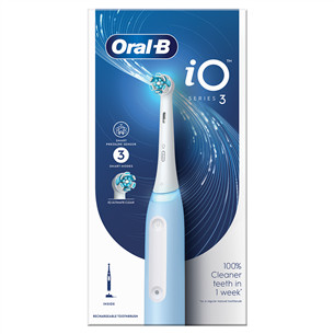 Braun Oral-B iO3, šviesiai mėlynas - Elektrinis dantų šepetėlis