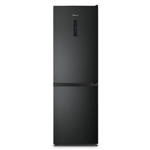 Hisense NoFrost, 304 L, 186 cm, juodas - Šaldytuvas