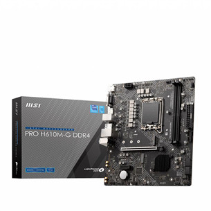 MSI, Intel H610, LGA1700, DDR4, mATX - Pagrindinė plokštė