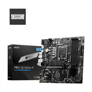 MSI, Intel B760, LGA1700, DDR5, mATX - Pagrindinė plokštė