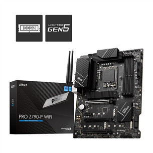 MSI, Intel Z790, LGA1700, DDR5, ATX, WiFi+BT - Pagrindinė plokštė