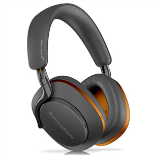 Belaidės ausinės Bowers & Wilkins Px8 McLaren Edition, noise-cancelling, black/orange