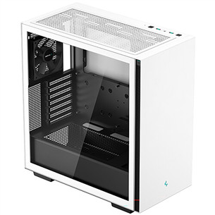 Deepcool CASE CH510 Side window, ATX, baltas - Kompiuterio korpusas