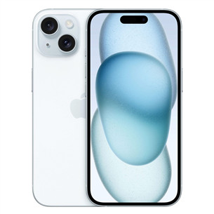 Apple iPhone 15, 128 GB, šviesiai mėlynas - Išmanusis telefonas