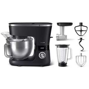 Virtuvinis kombainas Philips Series 7000, 5,5 L, 1000 W, black Prekė - HR7962/21