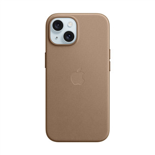 Dėklas Apple FineWoven Case with MagSafe, iPhone 15, taupe Prekė - MT3C3ZM/A