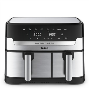 Tefal Dual Easy Fry & Grill Air Fryer, 8,3 l, nerūdijantis plienas - Karšto oro gruzdintuvė