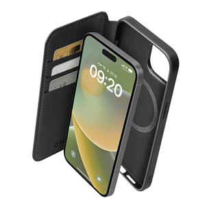 Dėklas SBS Wallet Mag Case, iPhone 15 Plus, black Prekė - TEBKMAGSFIP1567K