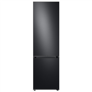 Samsung BeSpoke, 203 cm, 390 L, matinis juodas - Šaldytuvas