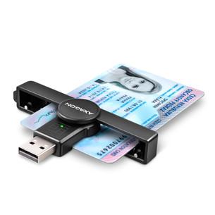 AXAGON Prekė - CRE-SMPA, USB-A, black - ID kortelių skaitytuvas