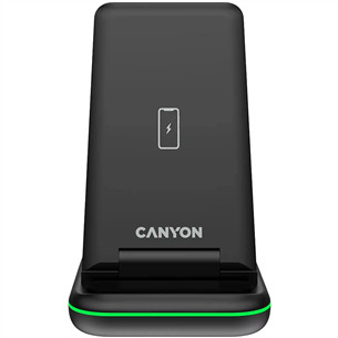 Canyon WS-304, juodas - Belaidis įkroviklis