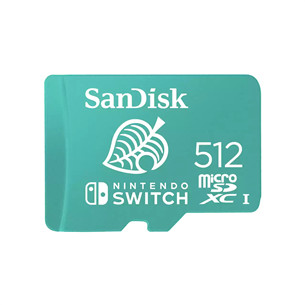 SanDisk microSDXC card for Nintendo Switch, 512 GB - Atminties kortelė Prekė - SDSQXAO-512G-GNCZN