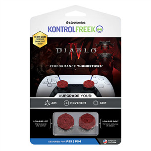 KontrolFreek Diablo IV, PS4, PS5, 2 vnt., red - Priedas Prekė - 2901-PS5