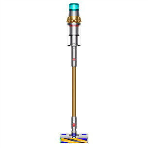 Dyson V15 Detect Absolute (2023), aukso spalvos - Belaidis dulkių siurblys