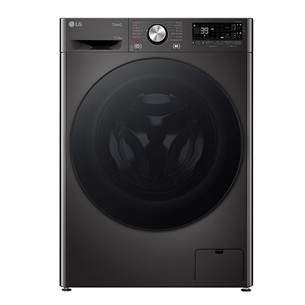LG, 11 kg / 6 kg, gylis 56,5 cm, 1400 aps./min., juoda - Skalbimo mašina - džiovyklė