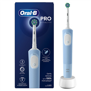 Braun Oral-B Vitality Pro, mėlynas - Elektrinis dantų šepetėlis