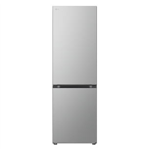 LG, NoFrost, 344 L, 186 cm, sidabro spalvos - Šaldytuvas
