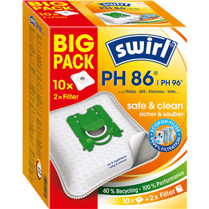 Swirl S-bag, 10 vnt. - Dulkių maišeliai