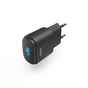 Hama Charger, 6 W, USB-A, juodas - Maitinimo adapteris