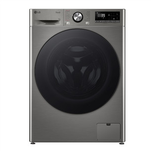 LG R700 Series, 9 kg, gylis 47,5 cm, 1200 aps./min., sidabro spalvos - Skalbimo mašina