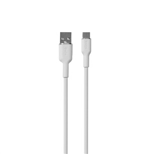 Puro Soft, USB-A / USB-C, 1.5 m, baltas - Laidas Prekė - PUUSBCICONWHI