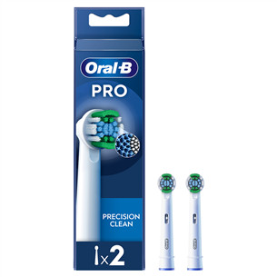 Braun Oral-B Precision Clean Pro, 2 vnt., balti - Dantų šepetėlių antgaliai Prekė - EB20-2/NEW