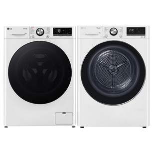LG, 10 kg + 9 kg - Skalbimo mašina su džiovykle