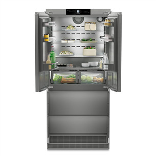Liebherr, BioFresh NoFrost, 523 L, 203 cm, nerūdijančio plieno - Šaldytuvas Prekė - ECBNE8872