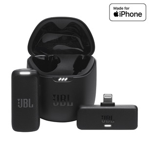 JBL Quantum Stream Wireless Lightning, juodas - Belaidis mikrofonas Prekė - JBLSTRMWLLGHTBLK