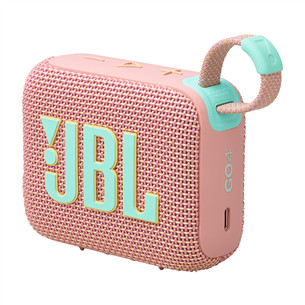 JBL GO 4, rožinė - Belaidė kolonėlė