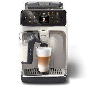 Philips LatteGo Series 5500, chromuotas baltas - Kavos aparatas
