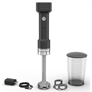 KitchenAid Go, be baterijos, juodas - Trintuvas