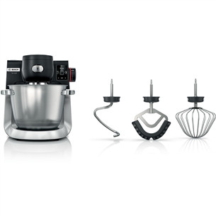 Bosch, Series 6, 1600 W, juodas - Virtuvinis kombainas