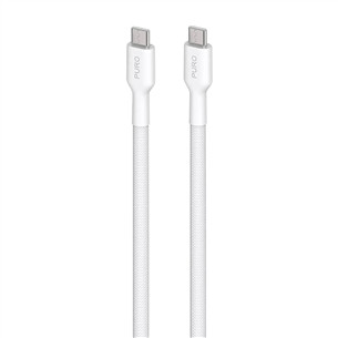 Laidas Puro Fabrik 2.0, USB-C, 240 W, 2 m, baltas Prekė - PUCCC240FABK42MTWHI