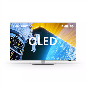 Philips OLED819, 55'', 4K UHD, OLED, sidabro spalvos - Televizorius