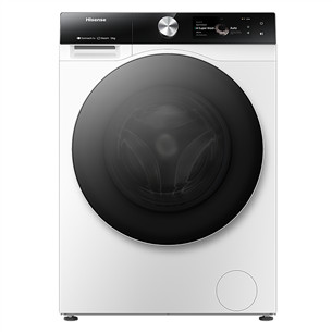 Hisense, 12 kg, gylis 61 cm, 1400 rpm - Skalbimo mašina Prekė - WF7S1247BW