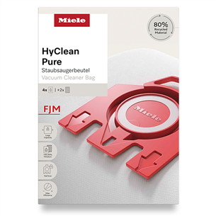 Dulkių siurblių maišeliai Miele HyClean Pure FJM, 4 vnt. Prekė - 12421140