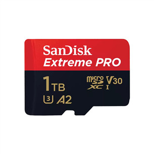Atminties kortelė Sandisk Extreme Pro UHS-I, 1 TB, microSDXC, juoda Prekė-SDSQXCD-1T00-GN6MA