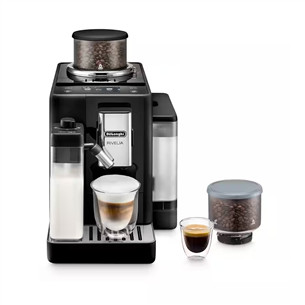 DeLonghi Rivelia Onyx Black, juodas - Kavos aparatas