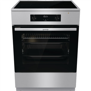 Gorenje, 71 L, plotis 60 cm, nerūdijančio plieno - Indukcinė viryklė su elektrine orkaite