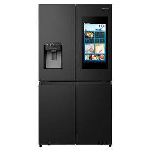Hisense, Cross Door, NoFrost, 577 L, aukštis 179 cm, juodas - Šaldytuvas